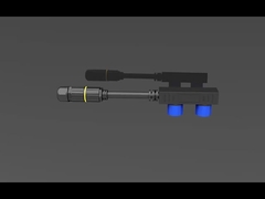 Connettore impermeabile maschio femmina per modulo tipo M15 F