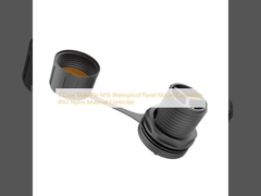 3 Core Male Pin M16 Waterproof Panel Mount Connector IP67 Controller di materiale di nylon