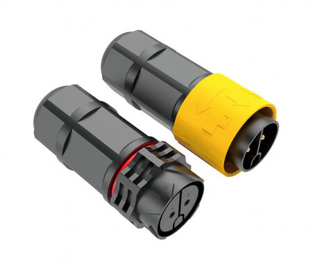 Connettore dati impermeabile IP68 ad alta corrente 40A con tensione di esercizio di 400V per applicazioni esterne