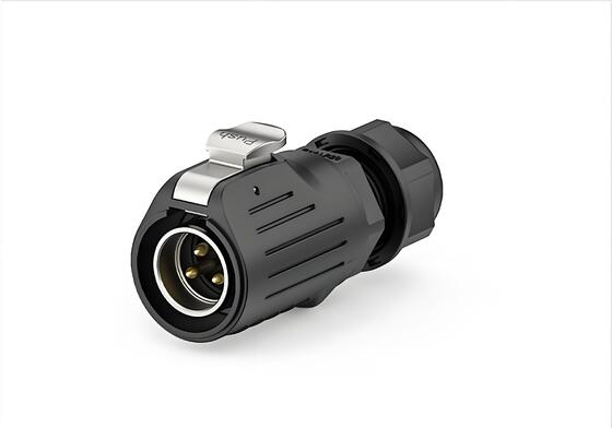 LP20 3 core 20A IP67 Waterproof Power Connector Panel Mount
